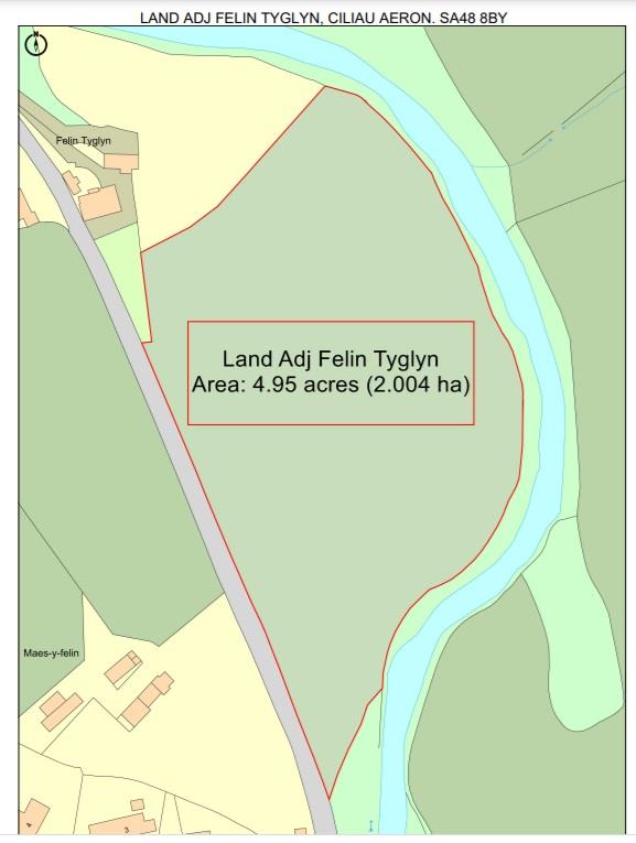 Land Grazing Aeron Valley Pasture Land, Ciliau Aeron, Near Aberaeron